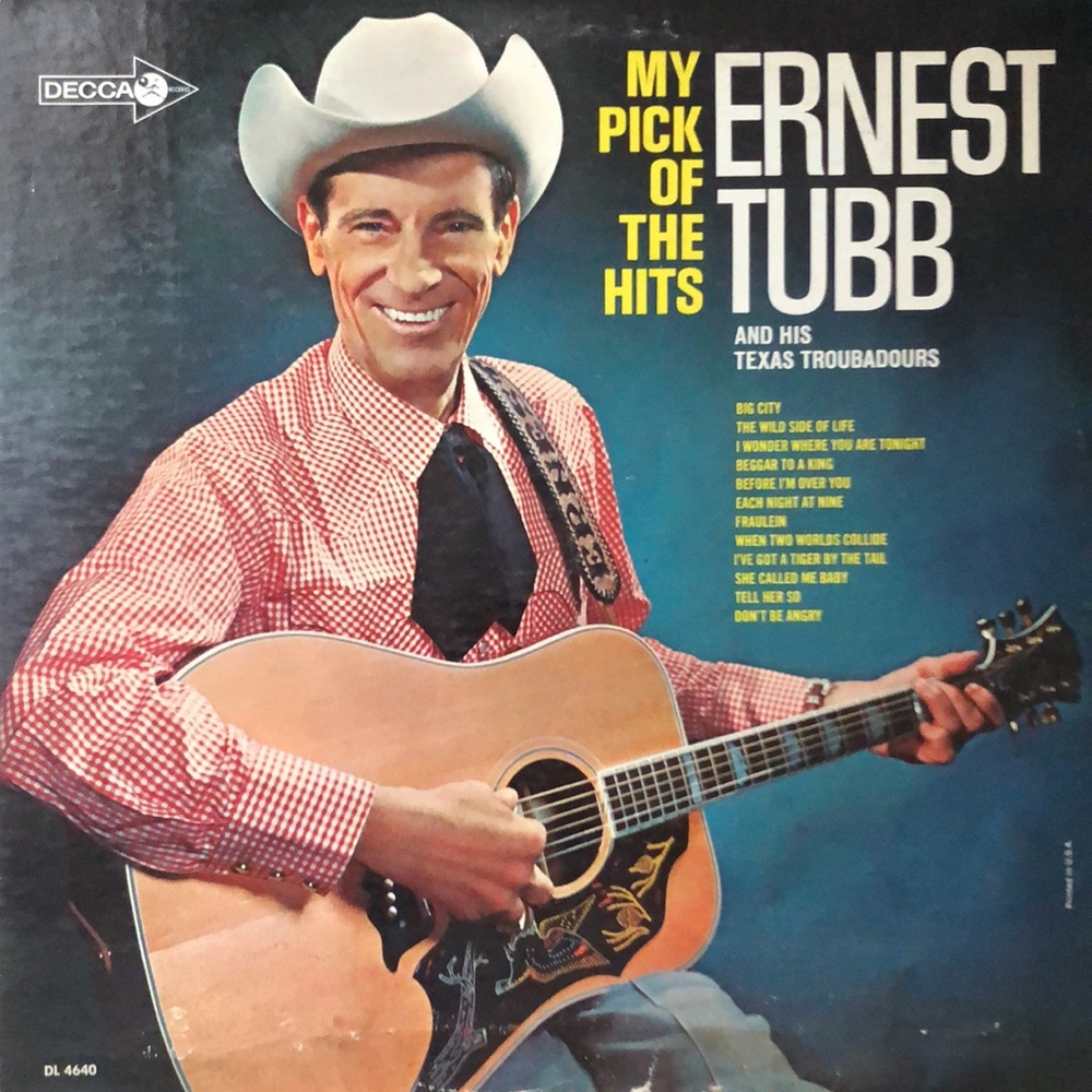 Ernest Tubb My Pick Of The Hits Vinyl Lp '65